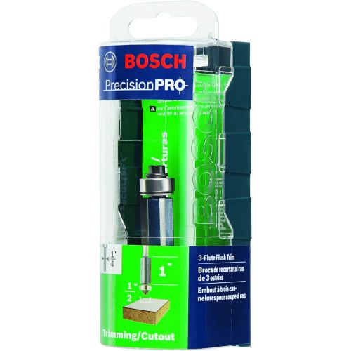  Bosch 85216M 1/2 In. x 1 In. Carbide Tipped 3-Flute Flush Trim Bit