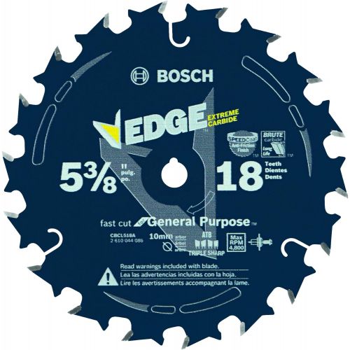 Bosch CBCL518A 5-3/8-Inch 18 Tooth ATB General Purpose Saw Blade with 5/8 Arbor