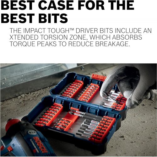  Bosch CCSDV08 Impact Tough Black Oxide Drill Bits with Clip for Custom Case System