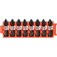 Bosch CCSPH2108 8Piece Impact Tough Phillips P2 1 In. Insert Bits with Clip for Custom Case System