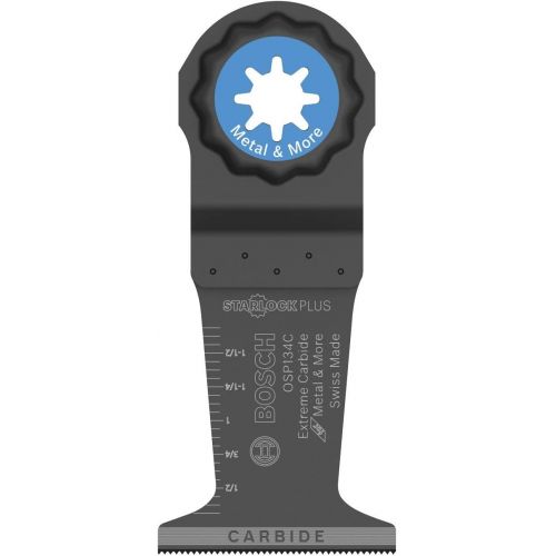  Bosch OSP134C 1-3/4 In. StarlockPus Oscillating Multi Tool Carbide Plunge Cut Blade