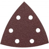 Bosch SDTR040 Detail Triangle, Hook & Loop Sanding Sheet, Red, 40 Grit, 5-Pack