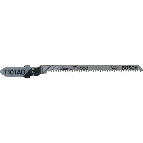  Bosch T101AO3 3-Piece 3-1/4 In. 20 TPI Clean for Wood T-Shank Jig Saw Blades