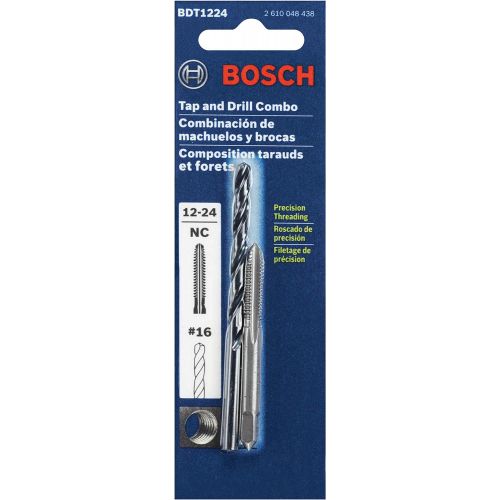  Bosch BDT1224 12-24 Plug Tap and No. 16 Drill Bit Combo Set