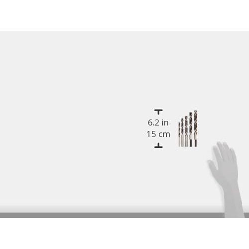  Bosch B14616 5-Piece Brad Point Drill Bit Set