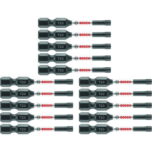  Bosch ITT20215 15 pc. Impact Tough 2 In. Torx #20 Power Bits