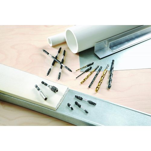  Bosch CCSSQV108 8Piece Impact Tough Square 1 In. Insert Bits with Clip for Custom Case System