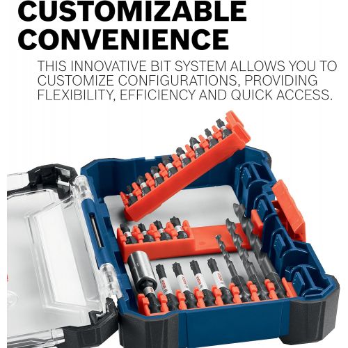  Bosch CCSSQV108 8Piece Impact Tough Square 1 In. Insert Bits with Clip for Custom Case System