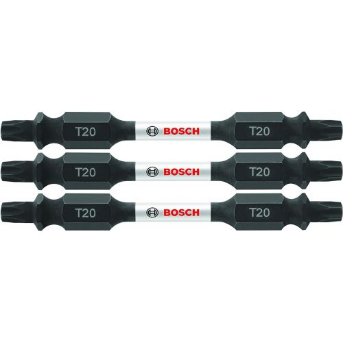  Bosch ITDET202503 3 Pc. Impact Tough 2.5 In. Torx #20 Double-Ended Bits