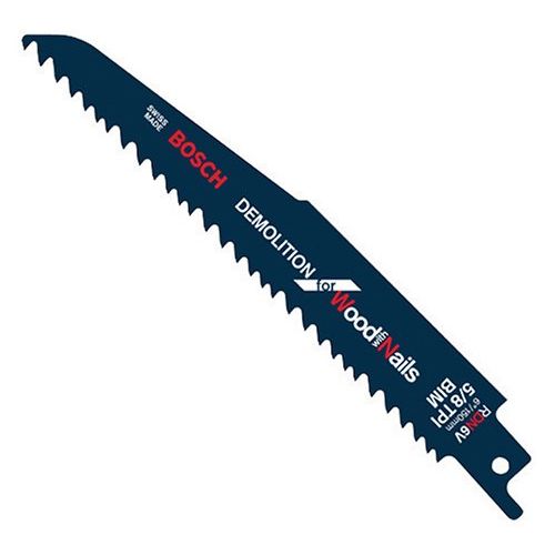  Bosch RDN6V 25P 6-Inch 5/8T Demolition reciprocating Saw Blades - 25 Pack