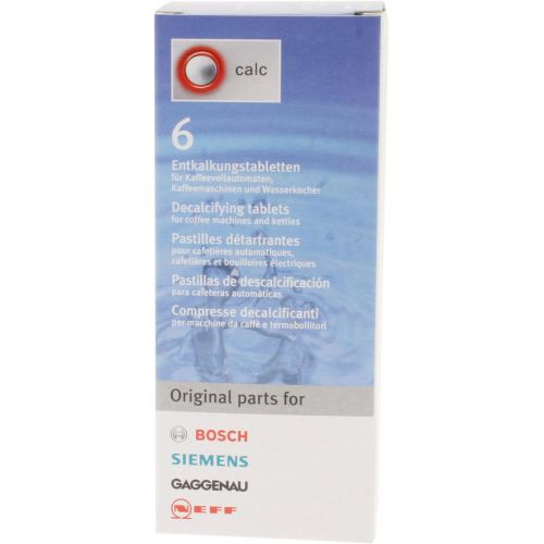  Bosch Decalcifying Tablets for Coffee Machines, 6 Tablets