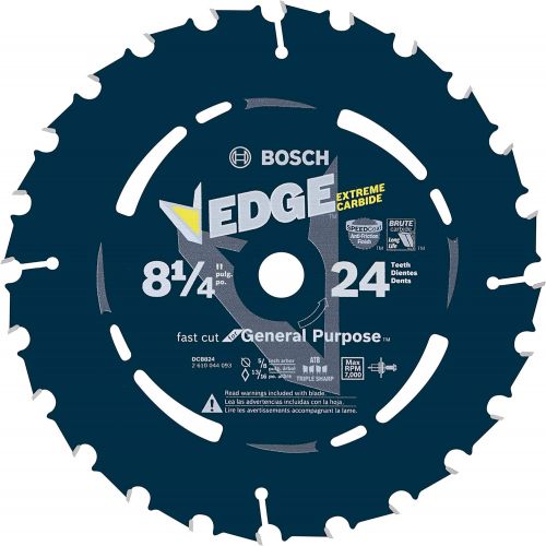  Bosch DCB824 8-1/4 In. 24 Tooth Daredevil Portable Saw Blade Framing