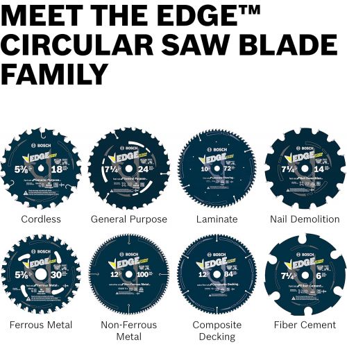  Bosch DCB824 8-1/4 In. 24 Tooth Daredevil Portable Saw Blade Framing