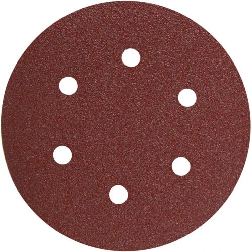  Bosch SR6R060 5-Piece 60 Grit 6 In. 6 Hole Hook-And-Loop Sanding Discs