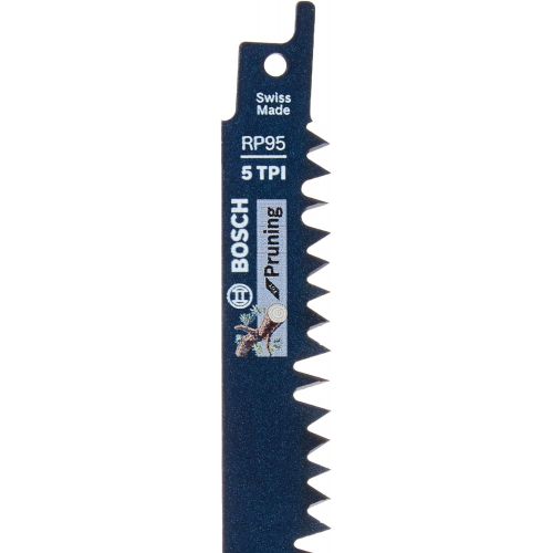  Bosch RP95 5 pc. 9 In. 5 TPI Edge Reciprocating Saw Blades for Pruning