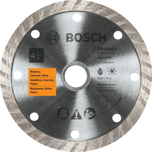  Bosch DB4542S 4-1/2-Inch Turbo Rim Diamond Blade