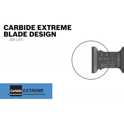  Bosch OSM114C StarlockMax Carbide Plunge Cut Blade, 1-1/4
