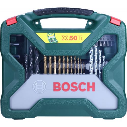  Bosch 2607019327 Titanium Drill Bit SetX-Line Set 50 Pcs