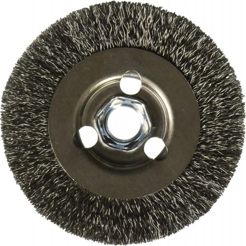  Bosch WB569 4-Inch Crimped Carbon Steel Wire Wheel, 5/8-Inch x 11 Thread Arbor