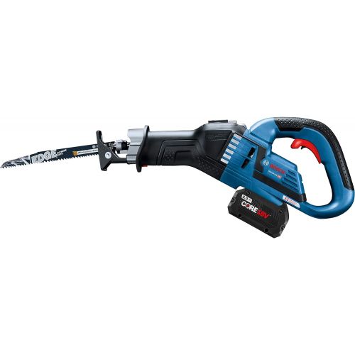  Bosch GSA18V-125K14A 18V EC Brushless 1.25 In. Stroke Multi-Grip Reciprocating Saw Kit with (1) CORE18V 8.0 Ah Performance Battery