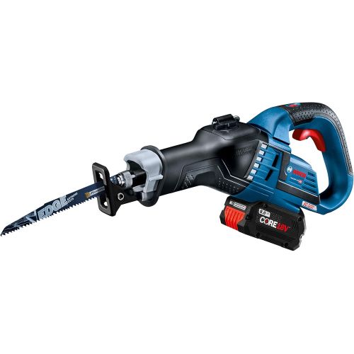  Bosch GSA18V-125K14A 18V EC Brushless 1.25 In. Stroke Multi-Grip Reciprocating Saw Kit with (1) CORE18V 8.0 Ah Performance Battery