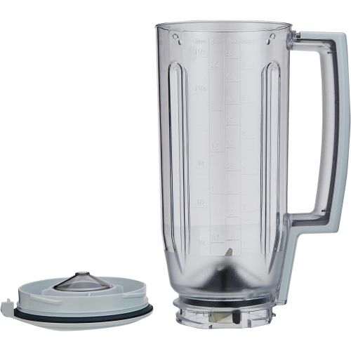  Bosch Blender Attachment for Bosch Universal Plus Mixer | Ideal Mixer Accessory for Blending Bread, Fruit, Ice | TRITAN Co-polyester with Stainless Steel Blades | 6 Cup Capacity