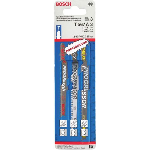  Bosch TW21HC 21-Piece T-Shank Woodworking Jig Saw Blade Set