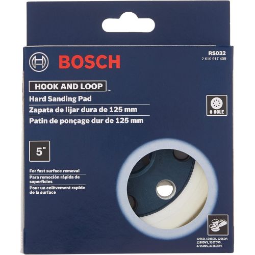  Bosch RS032 8-hole Hook & Loop Hard Backing Pad