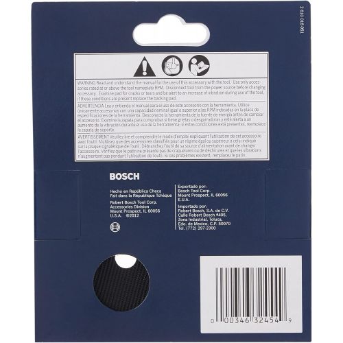  Bosch RS032 8-hole Hook & Loop Hard Backing Pad