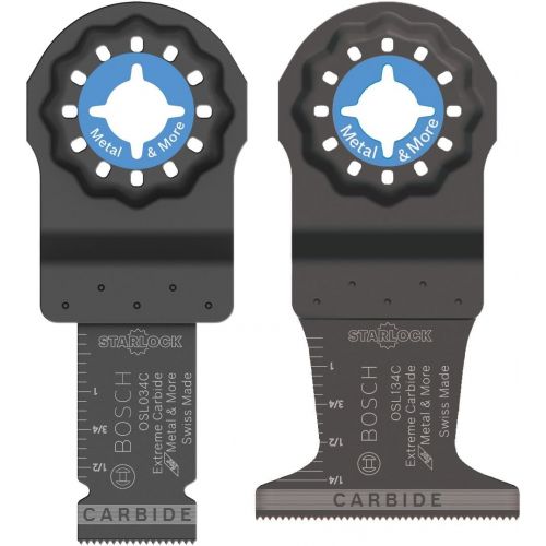  Bosch Starlock Oscillating Multi-Tool Blade Set OSL002CH, 2 pieces, for metal