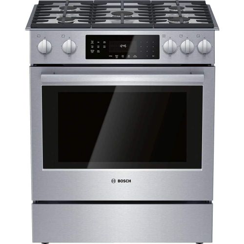  Bosch HGI8056UC 4.8 Cu.Ft. Stainless Gas Slide-in Range