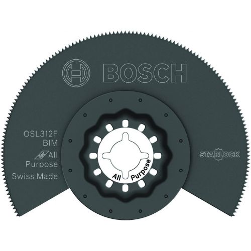  Bosch OSL312F Starlock Oscillating Multi Tool Bi-Metal Flush Cut Blade, 3-1/2