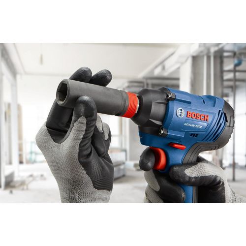  Bosch GDX18V-1600N 18V 1/4 In. and 1/2 In. Two-In-One Socket-Ready Impact Driver (Bare Tool)