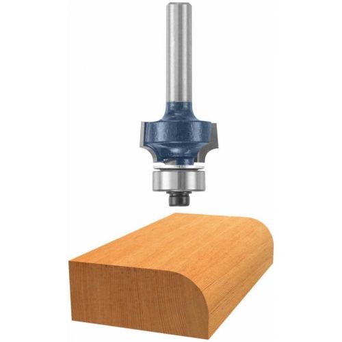  Bosch 1/8-Inch Radius Roundover Two flutes Router Bit with Ball Bearing