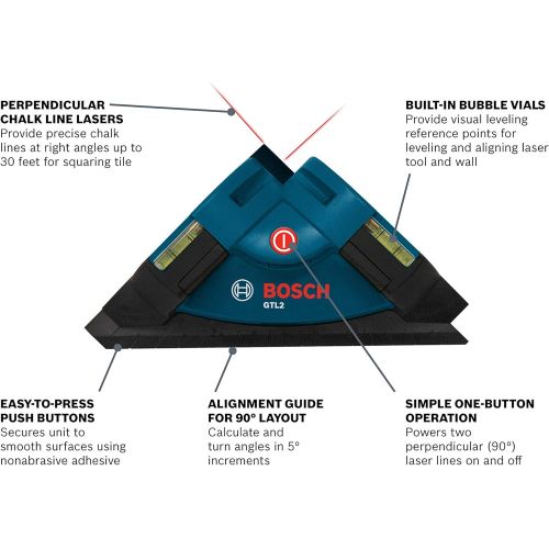  Bosch Laser Level and Square GTL2