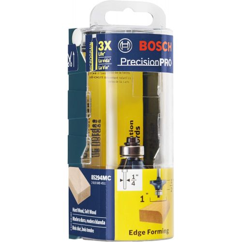  Bosch 85294M 1/4 In. x 1/2 In. Carbide Tipped Roundover Bit