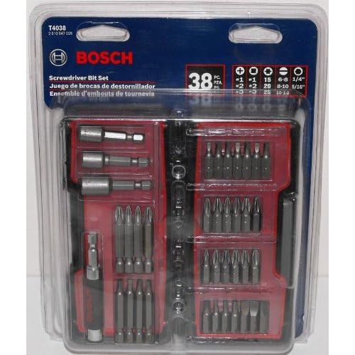  Bosch T4038 38-Piece Screwdriver Bit Set