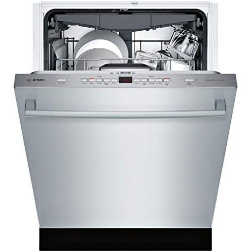  Bosch SHX863WD5N 24 300 Series Built-In Fully Integrated Dishwasher with Bar Handle 16 Place Settings 5 Cycles 5 Options 44 dBA Noise Level Standard 3rd Rack RackMatic and Aquastop in St