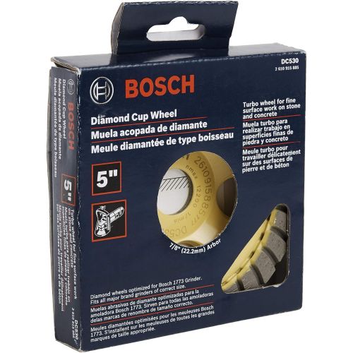  Bosch DC530 5-Inch Diamond Cup Grinding Wheel for Construction Materials