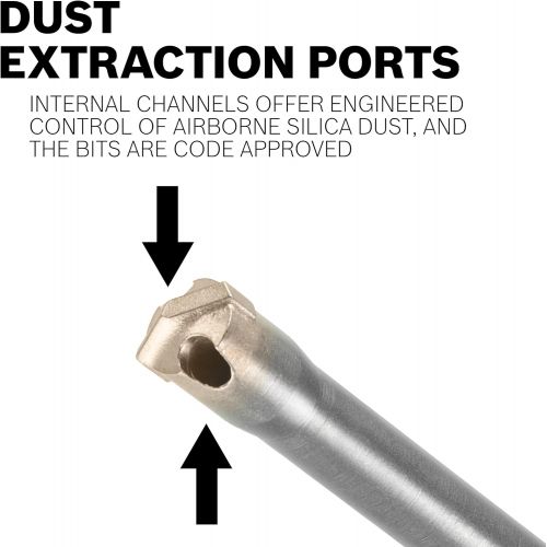  Bosch DXS2114 SDS-plus Speed Clean Dust Extraction Bit, 11/16 x 18