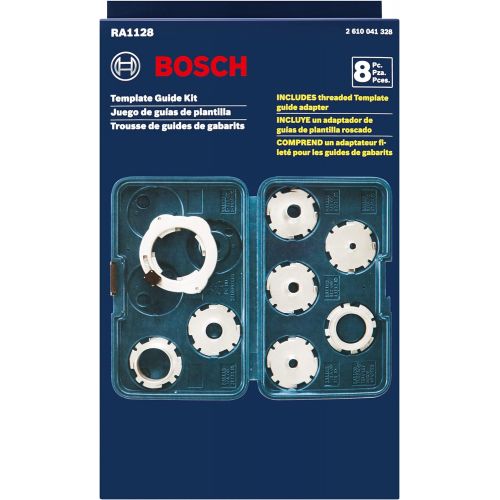  Bosch 8-Piece Router Template Guide Set RA1128