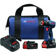 Bosch IDH182-B24 18V EC Brushless 1/4 and 1/2 Socket-Ready Impact Driver Kit with (2) CORE18V Batteries, Blue