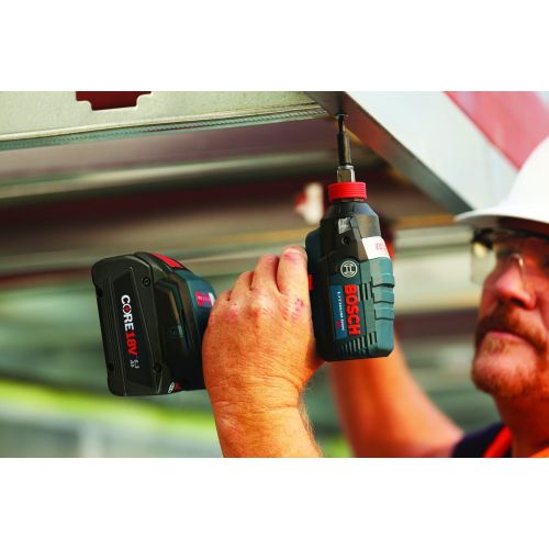  Bosch IDH182-B24 18V EC Brushless 1/4 and 1/2 Socket-Ready Impact Driver Kit with (2) CORE18V Batteries, Blue