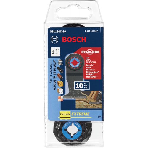  Bosch OSL134C-10 1.75 In. Starlock Oscillating Multi-Tool Cut Blade