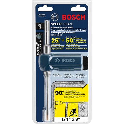  Bosch HCD2041 1/4 In. x 9 In. SDS-plus Speed Clean Dust Extraction Bit