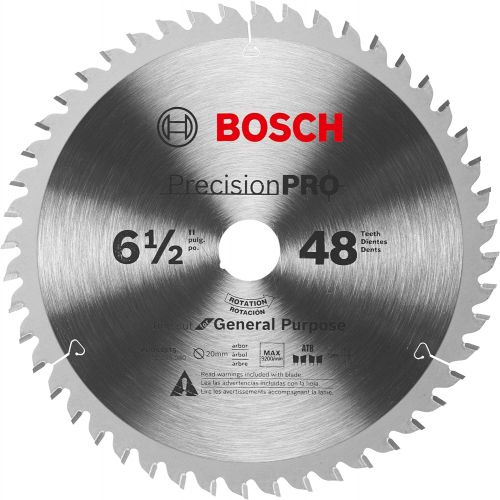  Bosch PRO648TS 6-1/2 In. 48-Tooth Precision Pro Series Track Saw Blade