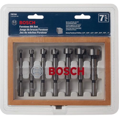  Bosch FB700 7-Piece Wood Forstner Bit Set