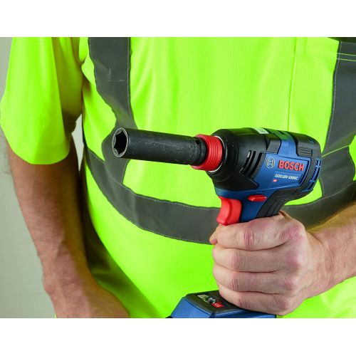  Bosch GDX18V-1800CB25 18V EC Brushless Connected Freak 1/4 In. and 1/2 In. Two-In-One Bit/Socket Impact Driver Kit with (2) CORE18V 4.0 Ah Compact Batteries