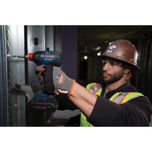  Bosch GDX18V-1800CB25 18V EC Brushless Connected Freak 1/4 In. and 1/2 In. Two-In-One Bit/Socket Impact Driver Kit with (2) CORE18V 4.0 Ah Compact Batteries