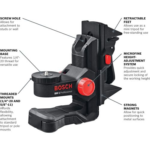  Bosch Positioning Device for Line and Point Lasers BM1